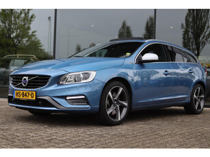 Volvo V60 2.4 D6 TWINENGINE 285PK R-DESIGN | SCHUIFDAK | LEDER | XENON | NAVI