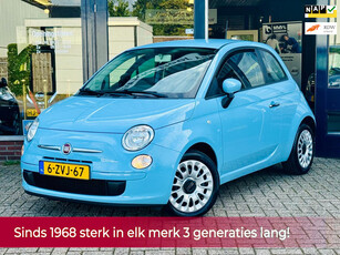 Fiat 500 1.0 TwinAir Pop NL AUTO NAP! Airco l Elek pakket l Chrome l City l Babyblauw l Zeer netjes!