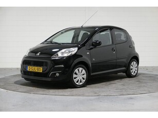 Peugeot 107 1.0 Envy 5Drs. NL, Zwart, Airco, LED Dagrij