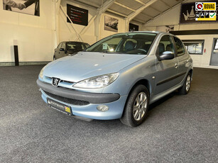 Peugeot 206 1.4 X-line Automaat Lage Kilometerstand 114500!! Electrische-Ramen Electrische-Spiegels Metaalvelgen