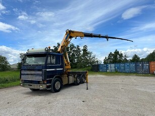 Scania R142-V8 Effer 39 T/M 6X 2 (bj 1986)