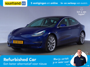 Tesla Model 3 Long Range 75 kWh [Panoramadak Leder Premium audio ]