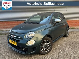 Fiat 500 1.0 Hybrid Rockstar Panorama-dak Mat Groene