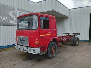 MAN 19.321, Chassis, Spring Suspension, Drum Brakes