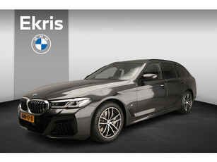 BMW 5 Serie 530d Touring M-Sportpakket | Laserlicht | Leder | HUD | Trekhaak | Schuifdak | Comfortzetels | DAB | Hifi Speakers | Alu 18 inch