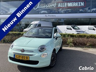 Fiat 500 Cabrio 1.2 Lounge Airco - Cruise control - ParkS-A