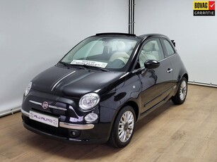 Fiat 500C 0,9 Lounge Cabrio Parkeersensor Half-leder Airco Dealeronderhouden incl. BTW auto