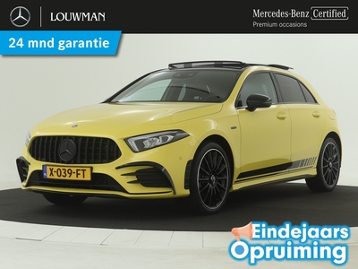 MERCEDES A-KLASSE 250 e AMG Night Special | Panoramadak | Dode hoek ass | Sfeerverlichting | Augmanted Reality | Advanced Sound | Apple Carplay | DAB | Inclusief 24 maanden Mercedes-Benz Certified garantie voor Europa.