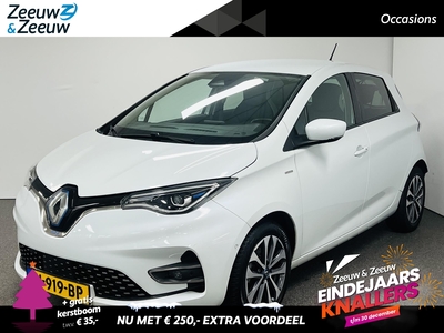 RENAULT ZOE R135 Edition One 52 kWh (ex Accu) Navi airco camera leer stoelverwarming bose digital dash subsidie.