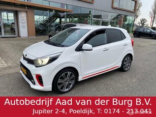 Kia Picanto 1.0 T 100pk GT-Line , Sportive & Luxe uitvoering , GT voor & Achter bumper , Zij skirts , Stoel en stuur verwarming , Bluetooth , IQ smartphone oplaadstation , Velgen & brede banden , Led verlichtng