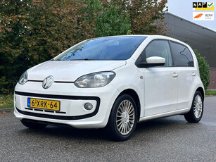 Volkswagen Up! 1.0 high up! BlueMotion 5DR*Navigatie*Cruise*Airco*Parkeersensoren*LM velgen*17-10-2025 APK*