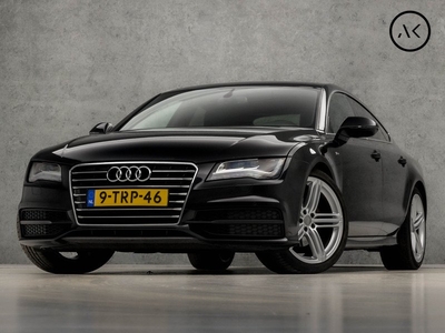 Audi A7 Sportback 2.8 FSI S-Line Sport 204Pk Automaat (GROOT NAVI, LOGISCH NAP, 6 CILINDER, BOSE AUDIO, SPOILER, GETINT GLAS, LEDEREN SPORTSTOELEN, XENON, ZWART HEMEL, FLIPPERS, NIEUWSTAAT)