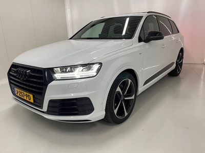 Audi Q7 50 TDI 286PK 2X S line Nacht Zicht Pano Head Up 21 Inch Bose Trekhaak 360 ° Camera