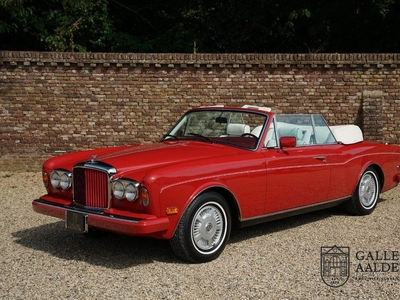 Bentley Continental Top condition, only 54.297 miles, Vermillion red over white leather, very good condition car