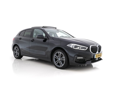 BMW 1-serie 118i Executive Edition Sport-Line Aut. *PANO | HUD | VIRTUAL-COCKPIT | FULL-LED | SPORT-SEATS | DAB | 1/2-LEDER | NAVI-FULLMAP | AMBIENT-LIGHT | HIFI-SOUND | ECC | PDC | CRUISE | APP-CONNECT | 17