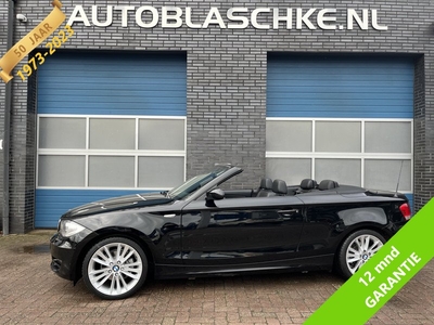 BMW 1 Serie Cabrio 118i, leder, 18 inch lmv, airco, stoel verwarming