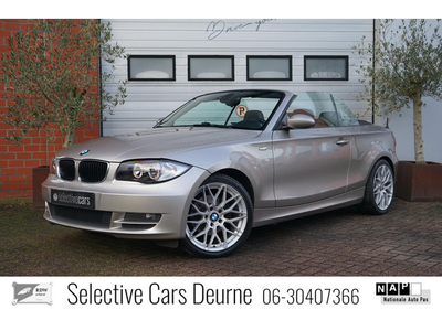 BMW 1-serie Cabrio 120i High Executive 18''LM, Navi, Leder, Cruise.