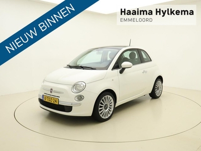 Fiat 500 0.9 TwinAir Lounge 85pk Glazen Dak Wit