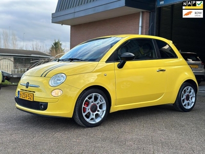 Fiat 500 1.4-16V Pop 100HP, 6BAK, BLEU&ME!!