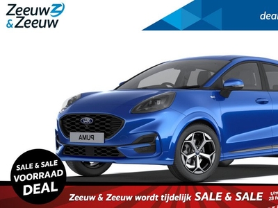 Ford Puma 1.0 EcoBoost Hybrid ST-Line | 17 Inch Lichtmetaal | Led verlichting | Camera | Parkeersensoren | Draadloze Apple Carplay&Android Auto | Instaplijsten | Nieuw te bestellen |