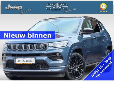 Jeep Compass 4xe 240 Plug-in Hybrid Electric S | Automaat | Lederen bekleding | Camera | Carplay en Android auto