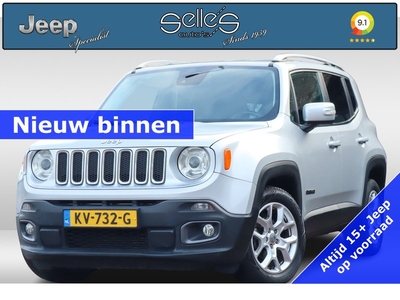 Jeep Renegade 1.4 Limited | Automaat | Lederen Bekleding | Keyless | Navigatie | DAB Radio