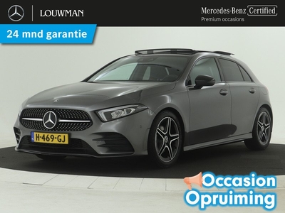 Mercedes-Benz A-Klasse 180 Business Solution AMG | Panorama/schuifdak | Augmented reality | Apple Carplay | Android Auto | Nightpakket | Inclusief 24 MB Premium Certified garantie voor Europa