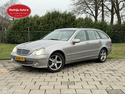 Mercedes C-klasse Combi 180 K. Elegance Automaat Leder Navi Nette auto!