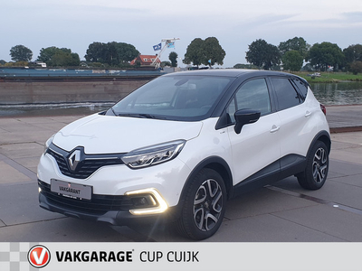 Renault Captur 1.2 TCe Bose AUTOMAAT - NAVIGATIE - CAMERA - AIRCO - LEER - AUTOMATISCHE INPARKEREN - CRUISE CONTROL - EASY LIFE PACK - BOCHT VERLICHTING - TREKHAAK - DEALER ONDERHOUDEN