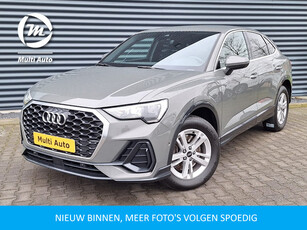 Audi Q3 Sportback 45 TFSI e S Edition Plug in Hybrid PHEV | Trekhaak af Fabriek | Adaptive Cruise | 360 Camera | Virtual Cockpit | Lederen Alcantara S-Line Sportstoelen | Virtual Cockpit | Stoelverwarming |