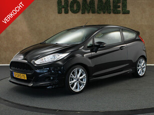 Ford Fiesta 1.0 EcoBoost Sport - ORIGINEEL NEDERLANDSE AUTO - CLIMATE CONTROL - BLUETOOTH - 17 INCH LICHT METALEN VELGEN - AUDIO FORD - PARKEERSENSOREN ACHTER - SPORSTSTOELEN - LAGE KM STAND -GOED ONDERHOUDEN - BOEKJES AANWEZIG