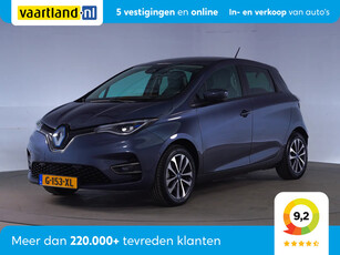 Renault ZOE R135 Intens 52 kWh Koopaccu [ LED Navi Camera Half-leder ]