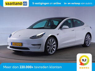 Tesla Model 3 Long Range AWD 75kWh [ Panoramadak Leder ]