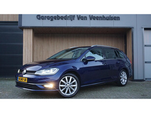 Volkswagen Golf Variant 1.5 TSI 150pk DSG Highline Navi LED 17inch LM Afn-Trekhaak Adaptive Cruise Control *Atlantic Blue Metallic* 1500kg trekgewicht!