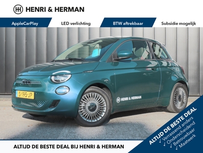 FIAT 500 500e Icon 42 kWh (DIRECT rijden!!/16%BIJT.!!/SUBSIDIE!!/Climate/AppleCarPlay/Keyless)