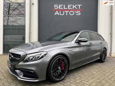 Mercedes-Benz C-klasse Estate C63 AMG S 510 Pk Panoramadak/ACC/Memory/Burmester/Navigatie/19 Inch/Stoelverwarming/Apk 12-2024