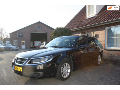 Saab 9-5 Estate 2.3t Zwart Leder Trekhaak Airco Dakrails