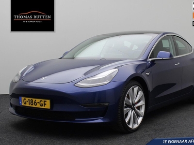 Tesla Model 3 Performance 2019 | INCL. BTW | Full Self Driving | 4% | Dual Motor | Panoramadak | 1e eigenaar | AWD | Long Range | NAP |