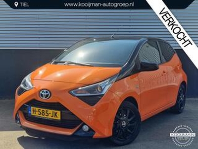 Toyota AYGO 1.0 VVT-i x-cite Zeer luxe uitvoering, LMV, Privacy glass, Airco, Bluetooth, Achteruitrijcamera, Apple Carplay & Android auto, All-season banden