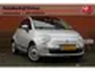 Fiat 500 1.2 70pk Lounge LUXE! NL-auto 1.2 4 cilinder! Leder Pano dak Climate control Li