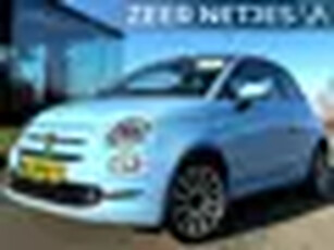 Fiat 500 1.2 Lounge Babyblauw Navi Glazendak BTW (bj 2016)