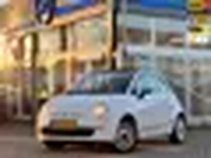 Fiat 500 C 1.2 Lounge 81dkm Cabrio Airco Distr.riem VV Leder LM velgen Volledig onderhouden (Alle fa