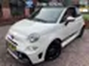 Fiat 500 C 1.4 T-Jet 165 pk Abarth 595 Turismo,bruin leder,beats,nieuwstaat!