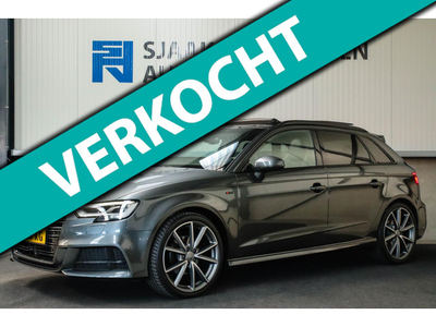 Audi A3 Sportback 1.4 TFSI Pro Line S S-line Facelift 150pk S-Tronic! Supersport Kuipstoelen|Panoramadak|LED Matrix|Black|19inch