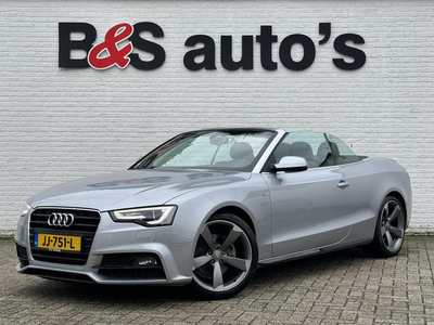 Audi A5 Cabriolet 1.8 TFSI Sport Competition S-line Topstaat! Elektrisch verwarmd + gekoeld Leder Trekhaak afneembaar