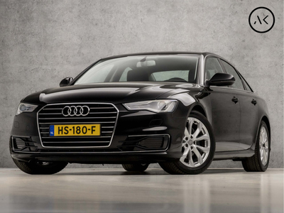 Audi A6 Limousine 2.0 TDI Luxury 191Pk Automaat (GROOT NAVI, CLIMATE, XENON, PARKEERSENSOREN, SPORTSTOELEN, KEYLESS START, CRUISE, NIEUWSTAAT)