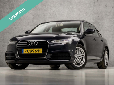 Audi A6 Limousine 2.0 TFSI Luxury 252Pk Automaat (COMFORT ZETELS, 1e EIGENAAR, GROOT NAVI, STOELVERWARMING, LEDER, PARKEERSENSOREN, TREKHAAK, LED KOPLAMPEN, NIEUWSTAAT)