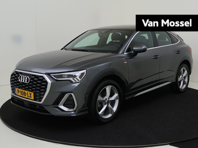 AUDI Q3 Sportback 35 TFSI 150pk S-Edition | Panoramisch schuif-kanteldak | Achteruitrijcamera + Parkeersensoren | Stoelverwarming | Adaptieve cruisecontrol