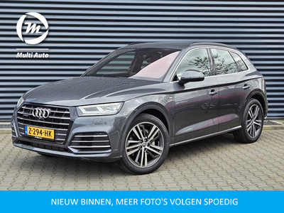 Audi Q5 55 TFSI e quattro S Line Plug In Hybrid 367pk PHEV | Luchtvering | Virtual | Massage | 360 camera | Apple Carplay | Keyless | Navi Plus | DAB | 20