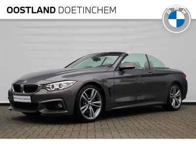 BMW 4-SERIE Cabrio 430i High Executive M Sport Automaat / Achteruitrijcamera / Air Collar / Sportstoelen / Comfort Access / Surround View / Head-Up / Harman Kardon